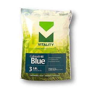 Colorado Blue™ Kentucky bluegrass blend lawn seed 3 lbs. bag by Green Valley Turf Co. - 3