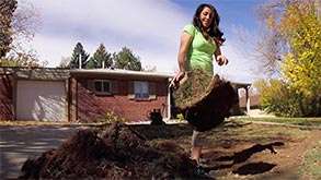 Step 2. Learn how to remove sod out of a yard with a sod cutter the easiest way