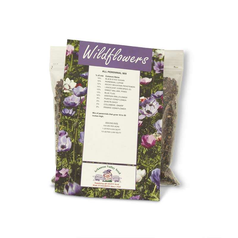 Wildflower All Perennial seed mix 1/2 lbs. bag