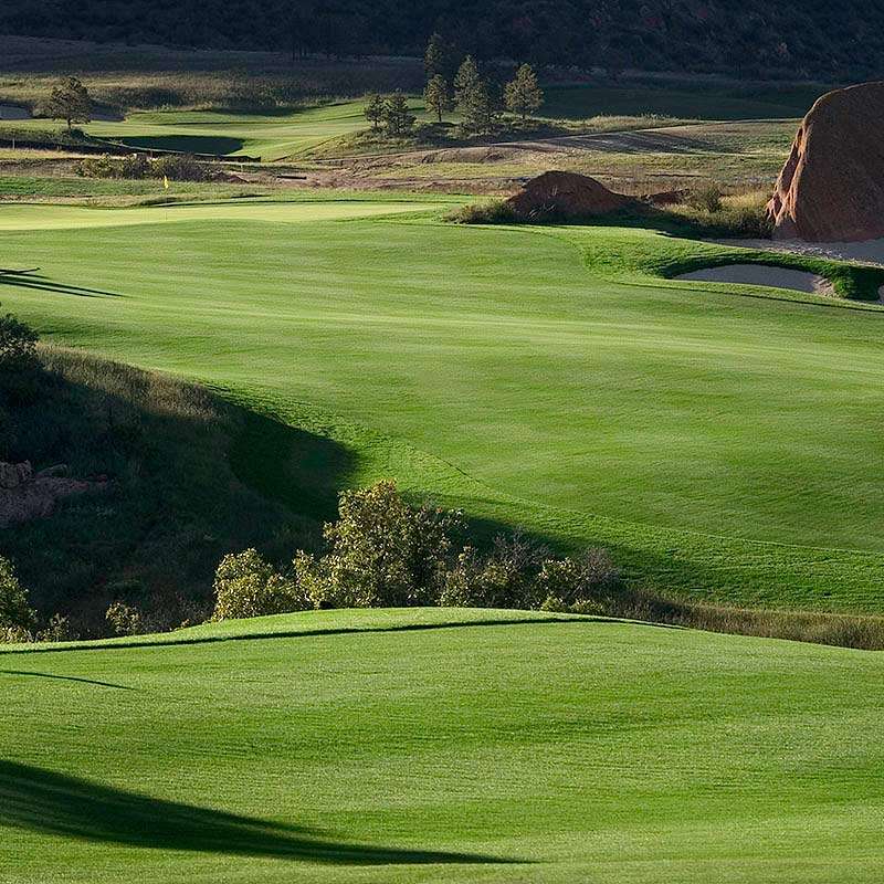 GVT Short Cut Blue sod was use to sod the fairways at The Club at Ravenna in Littleton, CO.